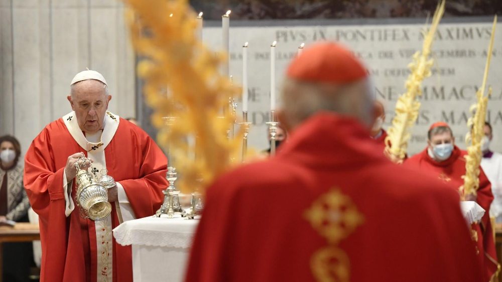 Papa no Angelus - Missa de Ramos (imagem: Vatican News)
